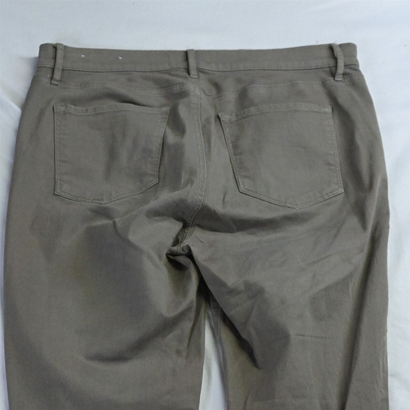 LOFT 30 / 10 Skinny Crop Brown Stretch Denim Jeans - Picture 6 of 7